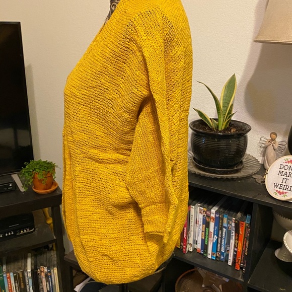 NWT Old Navy Mustard Cardigan - Picture 3 of 7